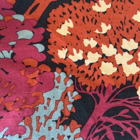 Boden Abstract Floral Print Layered Tiered A-Line Mini Skirt - 12 - Picture 9 of 13